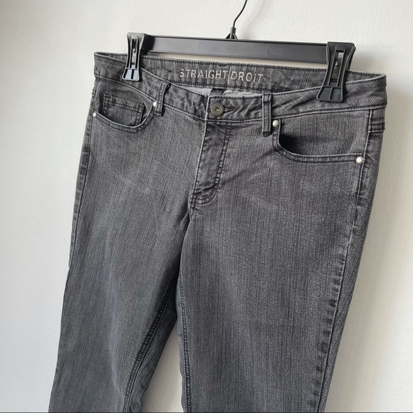 Grey Denim Skinny Jeans - Picture 2 of 11